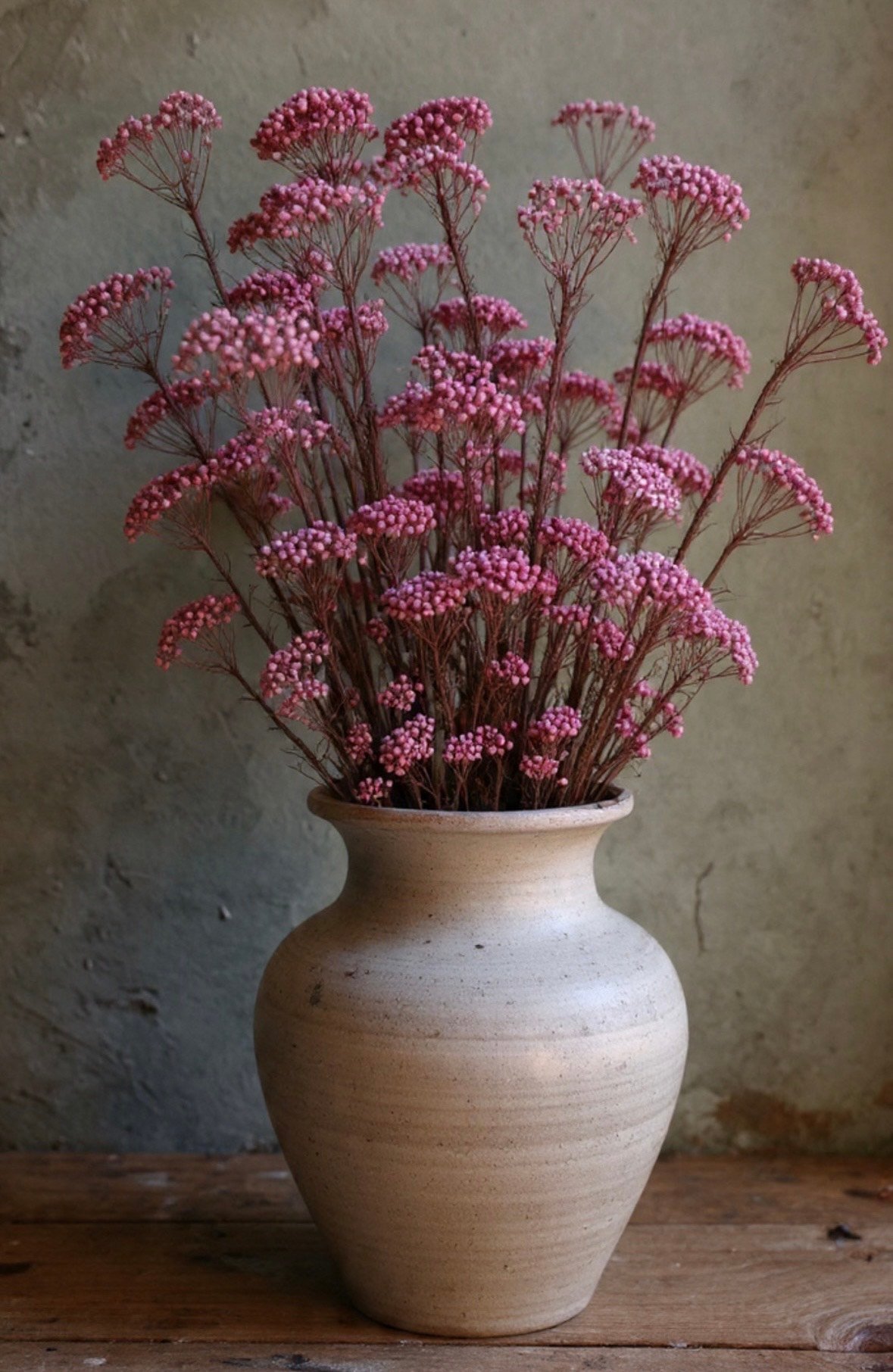 PRESERVED PINK RICE FLOWER
